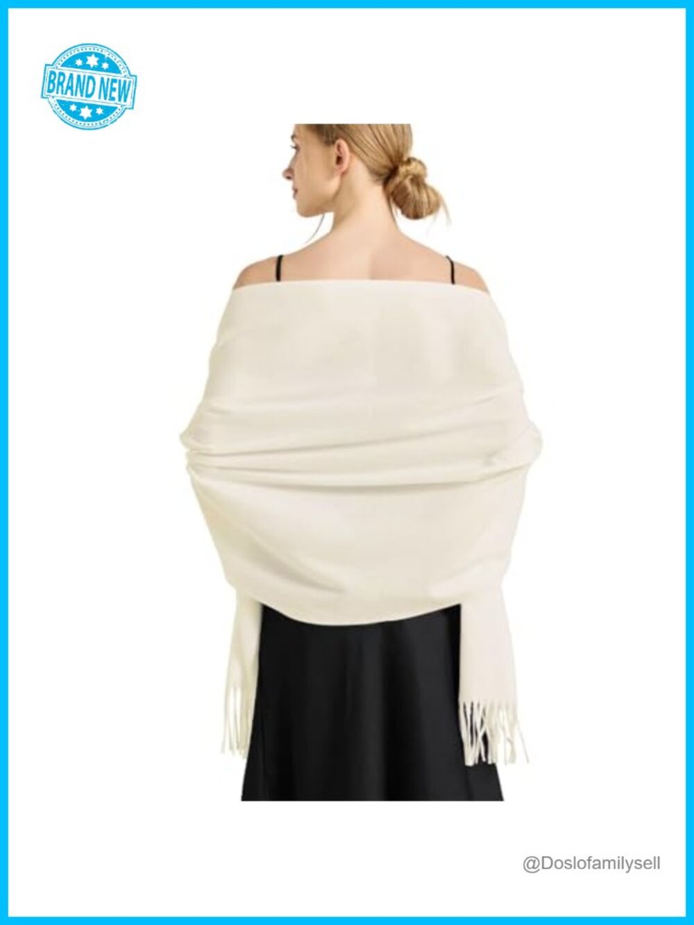Soft Pashmina Shawl and Wrap for Evening Dresses Wedding Bridesmaid Scarf